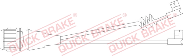 Czujnik zużycia klocka